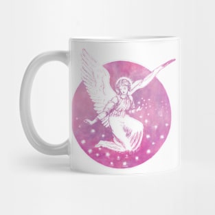 Making Stars In Pink Mug